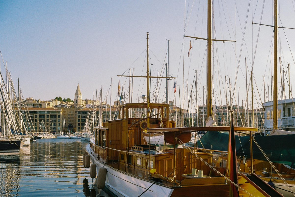 Přístav Vieux Port v Marseille